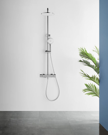 Душевая система с изливом Arrow AG3318CP хром